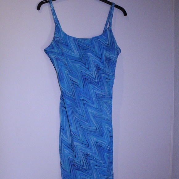 Believe Blue Dress Size 14 - Picture 1 of 4